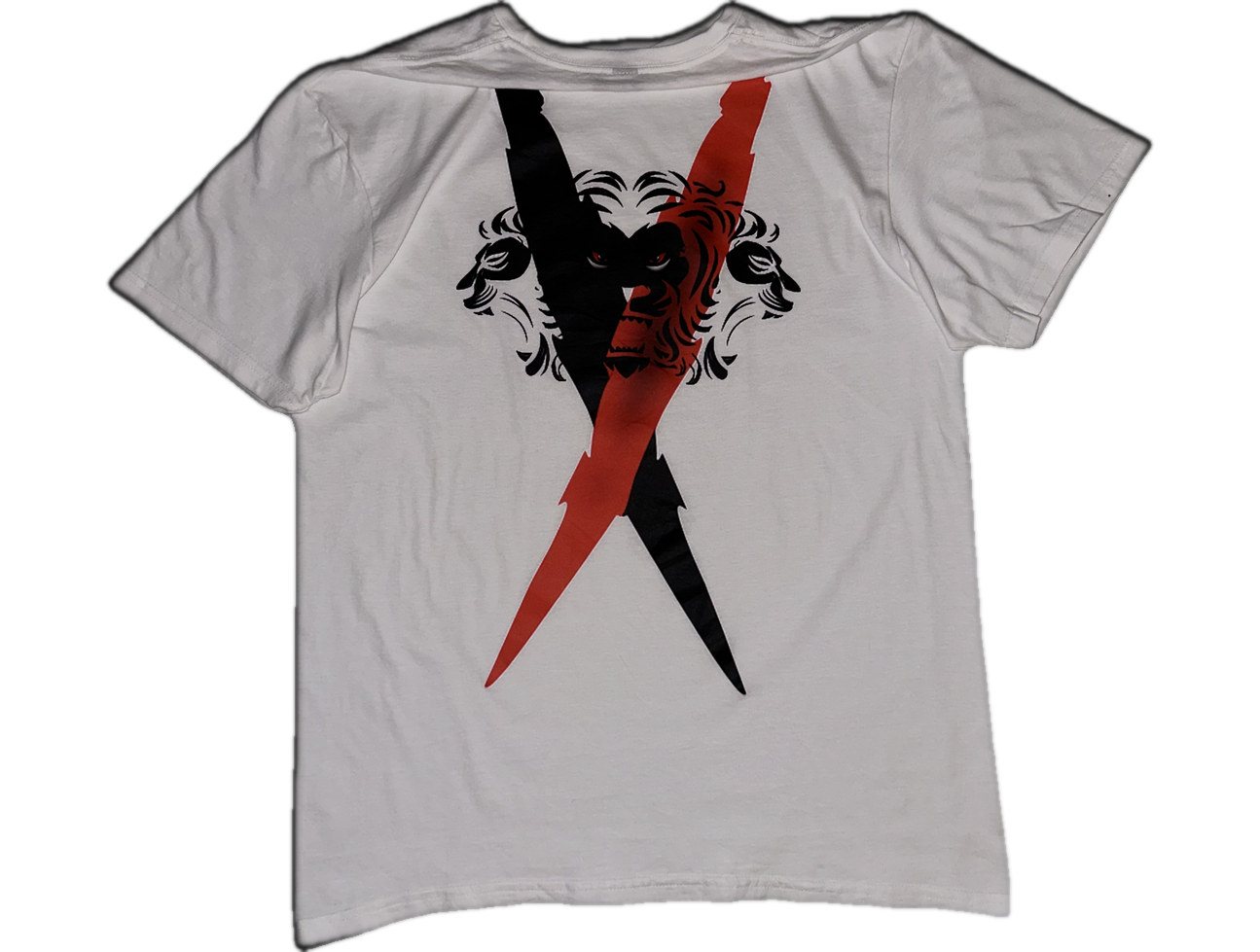 Lion Warrior tee cutout