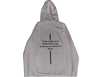 Quote Hoodie cutout
