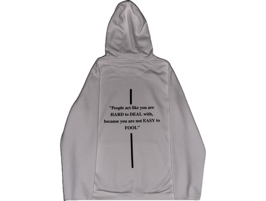 Quote Hoodie cutout